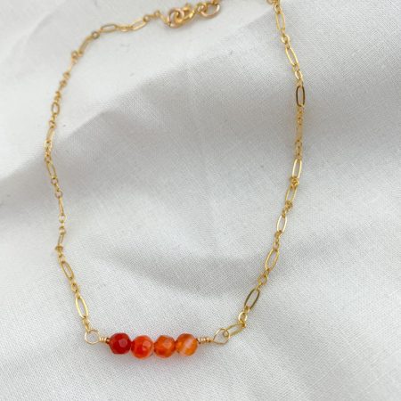 Coral Anklet