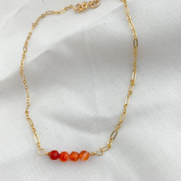 Coral Anklet