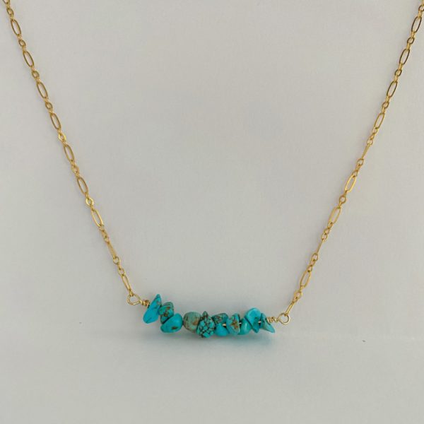 Turquoise Bar Necklace