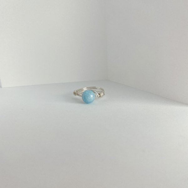 Wrapped Aquamarine Rings - Image 2