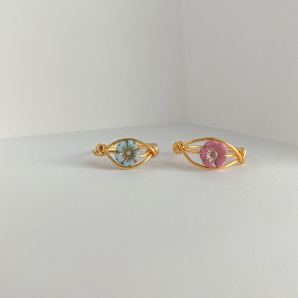 Wrapped Rose Rings - Image 2