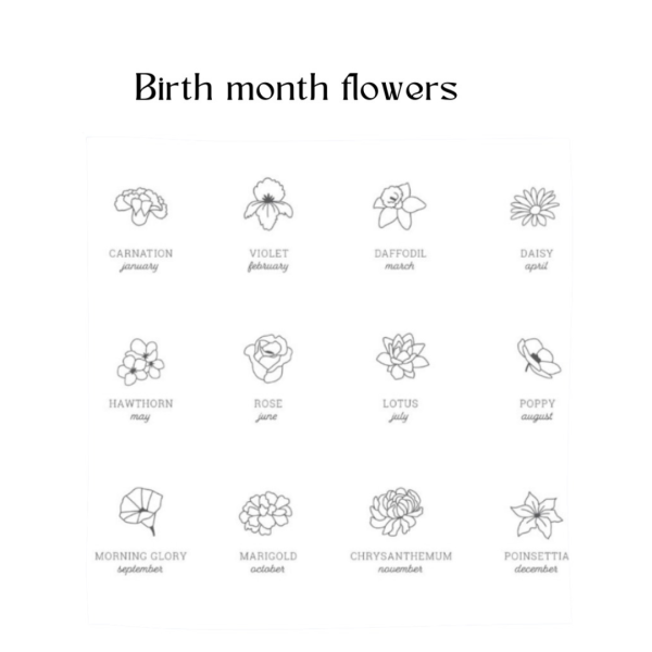 Birth Month Flowers - Image 2