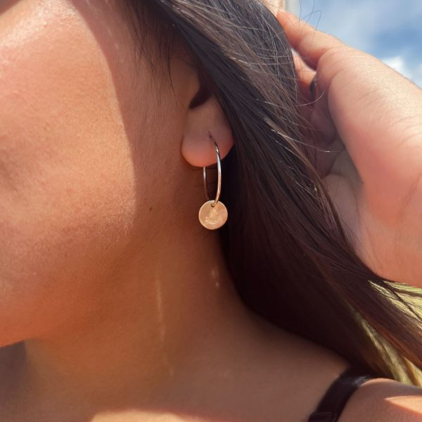 Anchor Hoop Earrings - Image 2