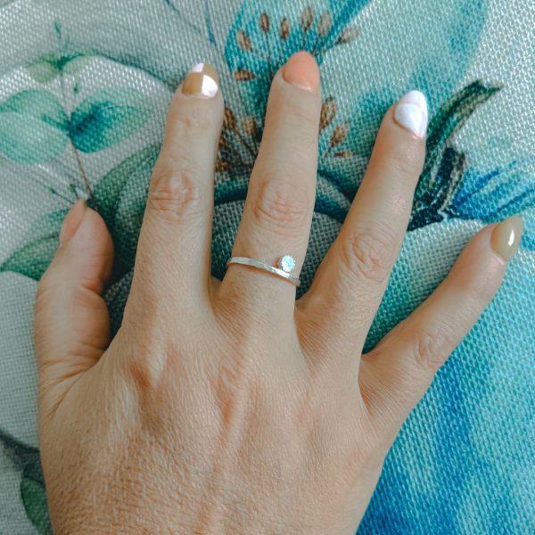 Tiny Opal Ring - Image 2