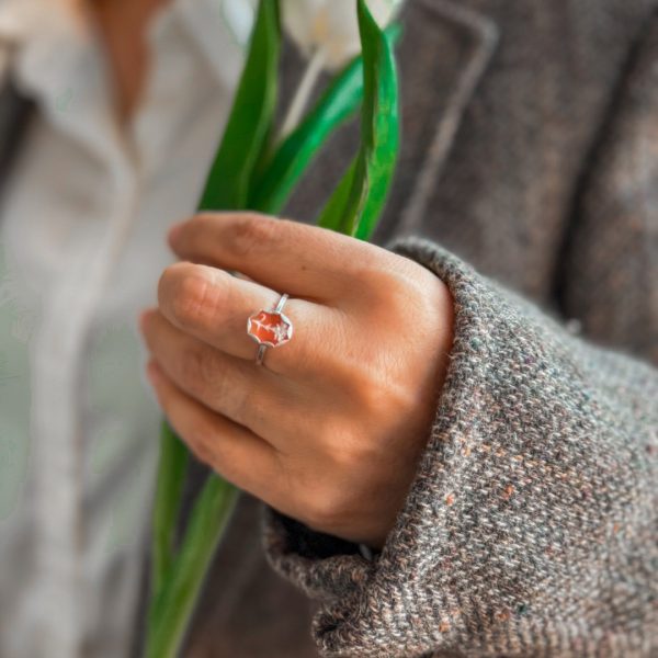 Carnelian Bloom Ring - Image 3