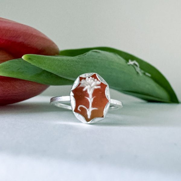 Carnelian Bloom Ring - Image 2