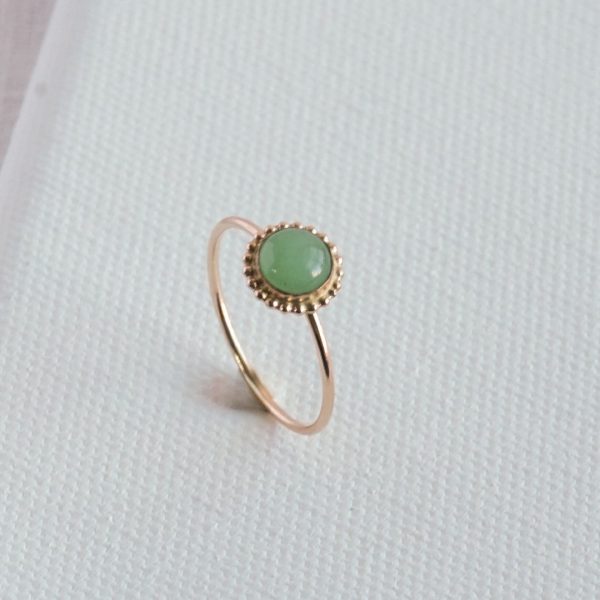 Vintage Aventurine Ring - Image 2