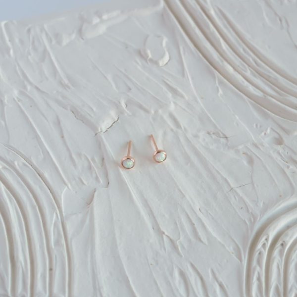 Opal Stud Earrings