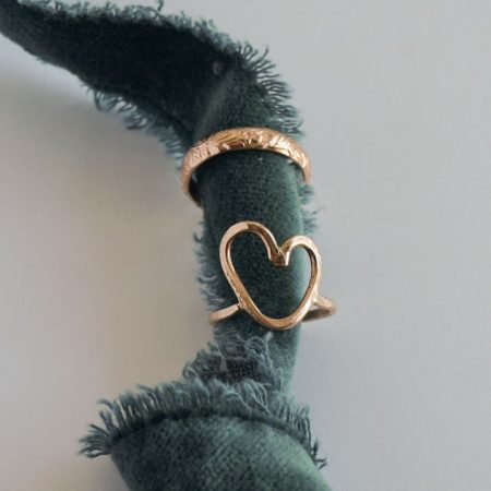Heart Gold Ring