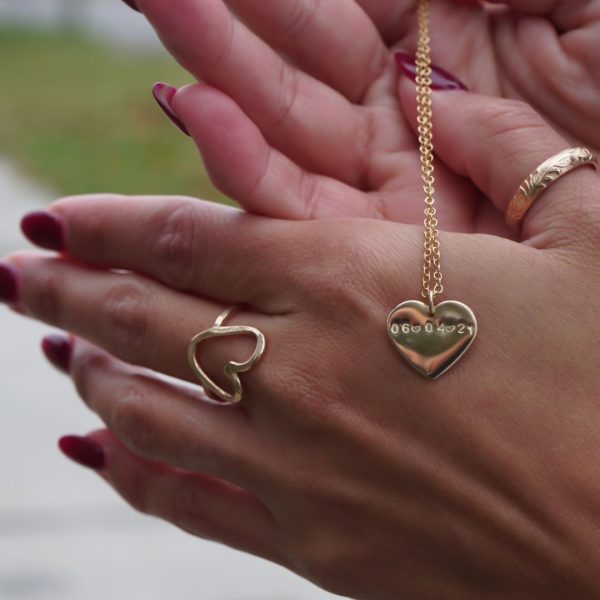 Heart Gold Ring - Image 2