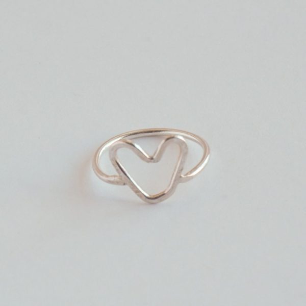 Heart Silver Ring - Image 2