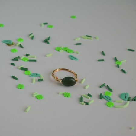 Agate Wire Ring