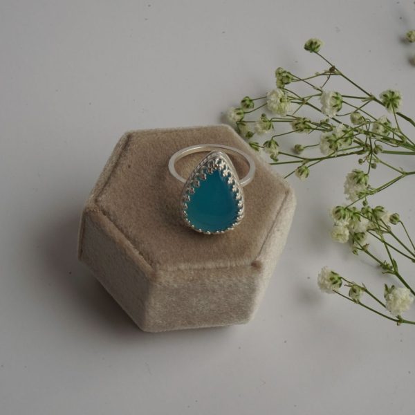 Blue Chalcedony Ring - Image 2