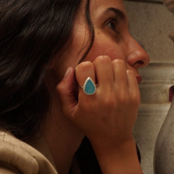 Blue Chalcedony Ring - Image 3
